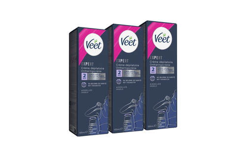 Veet - Expert - Ontharingscreme Oksels 100ml - 3 stuks - Voordeelverpakking