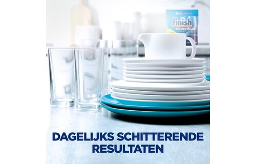 Finish Power All in 1 Citroen Vaatwastabletten - 80 Stuks x2