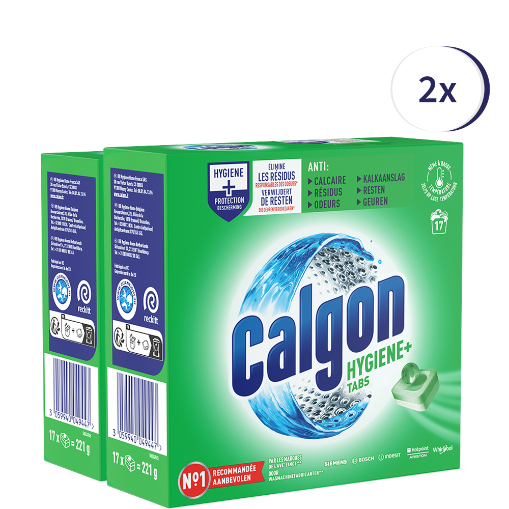Calgon Hygiene + 17 tabs x2