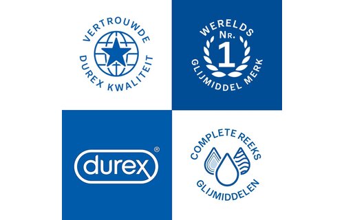 Durex - 2 Glijmiddelen Waterbasis voor comfort - Natural Hydratant 100% Natuurlijk Glijmiddel 100ML - Sensitive Glijmiddel 50ML
