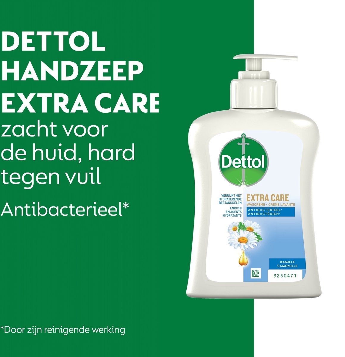 Dettol - Dettol - 4x Dettol Extra Care Honey &amp; Sheabutter  250ML - 4 x Dettol Extra Care Chamomile 250ML  - Voordeelpakket