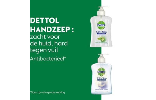 Dettol Handzeep - Verzachtend – Aloe Vera - 250ml x2 + Dettol Handzeep - Gevoelige Huid - 250ml x2
