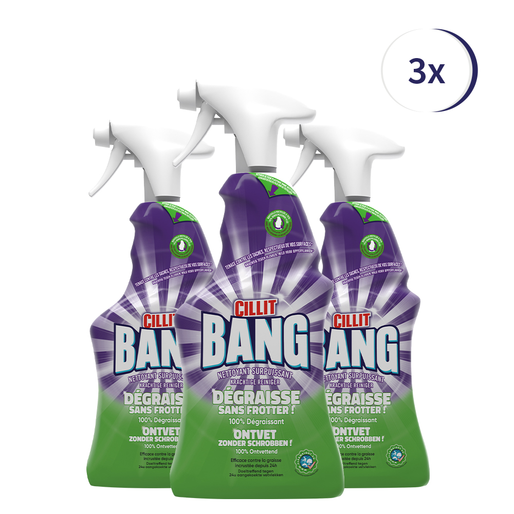 Cillit Bang Ontvetter - 750 ml x3