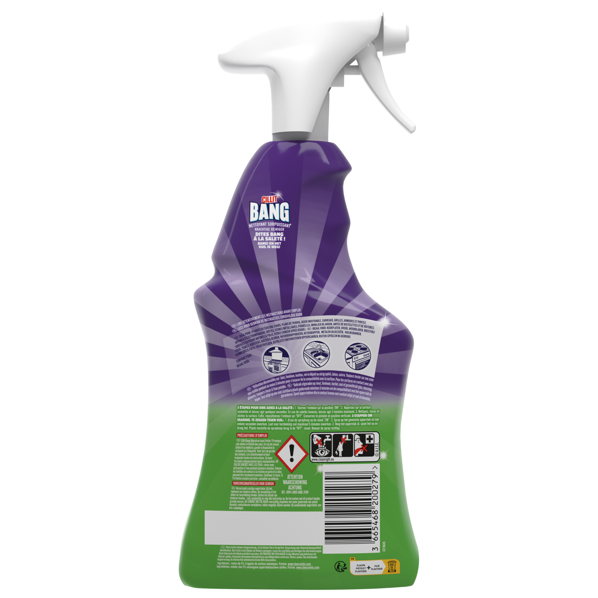 Cillit Bang Ontvetter - 750 ml x3