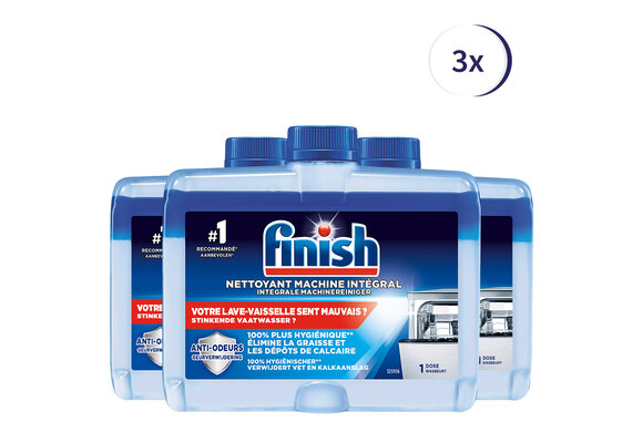 Finish Hygiene Machinereiniger Regular - 250ml x3