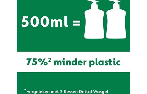Dettol - Refill Relaxing Lavender 2x500ML - Relaxing Lavender 1x250ML - Voordeelverpakking
