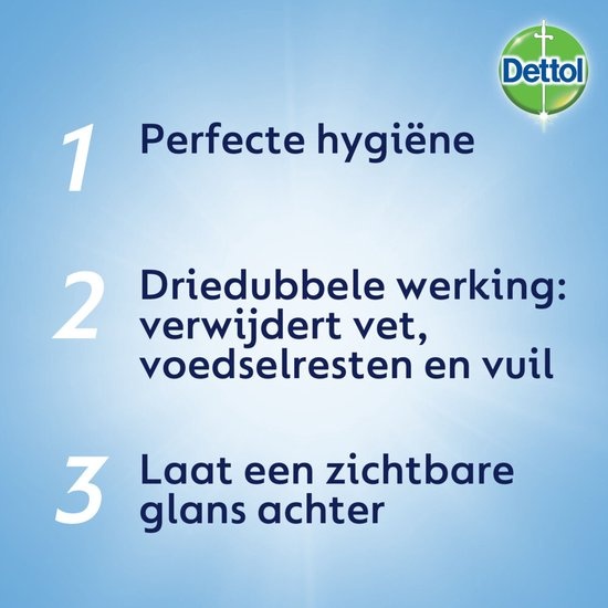 Dettol Schoonmaakdoekjes Power & Fresh - Citrus - 80 stuks x2 + Dettol Schoonmaakdoekjes Power & Fresh - Katoenfris - 80 stuks x2