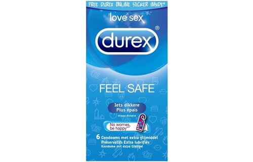 Durex Feel Safe Condooms - 6 stuks