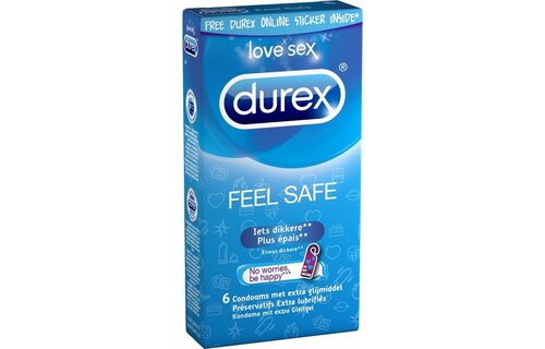 Durex Feel Safe Condooms - 6 stuks