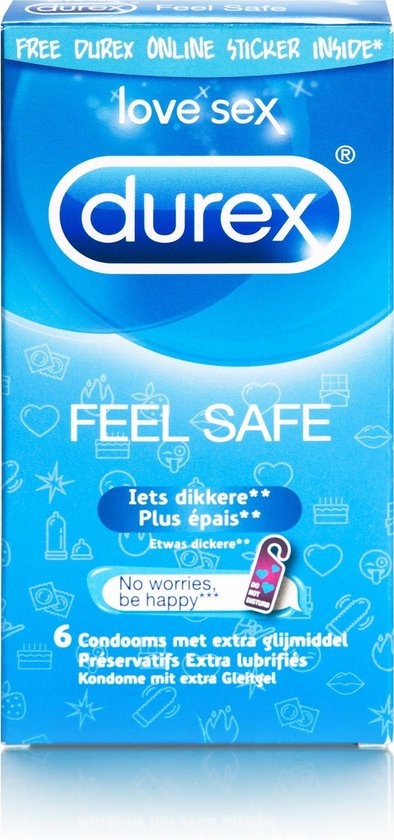 Durex Feel Safe Condooms - 6 stuks