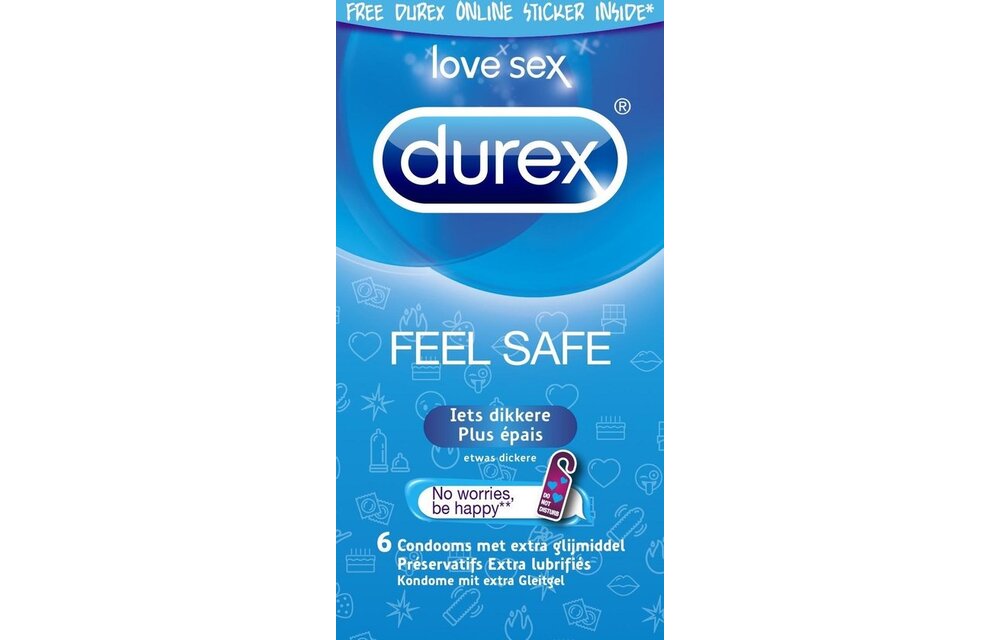 Durex Feel Safe Condooms - 6 stuks