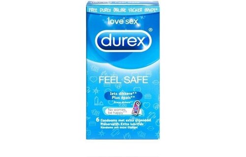 Durex Feel Safe Condooms - 6 stuks