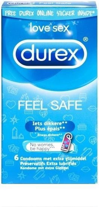 Durex Feel Safe Condooms - 6 stuks