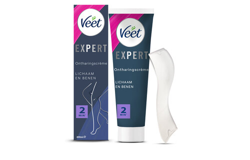 Veet - Expert - Ontharingscreme Benen 200ml - 4 stuks - Voordeelverpakking