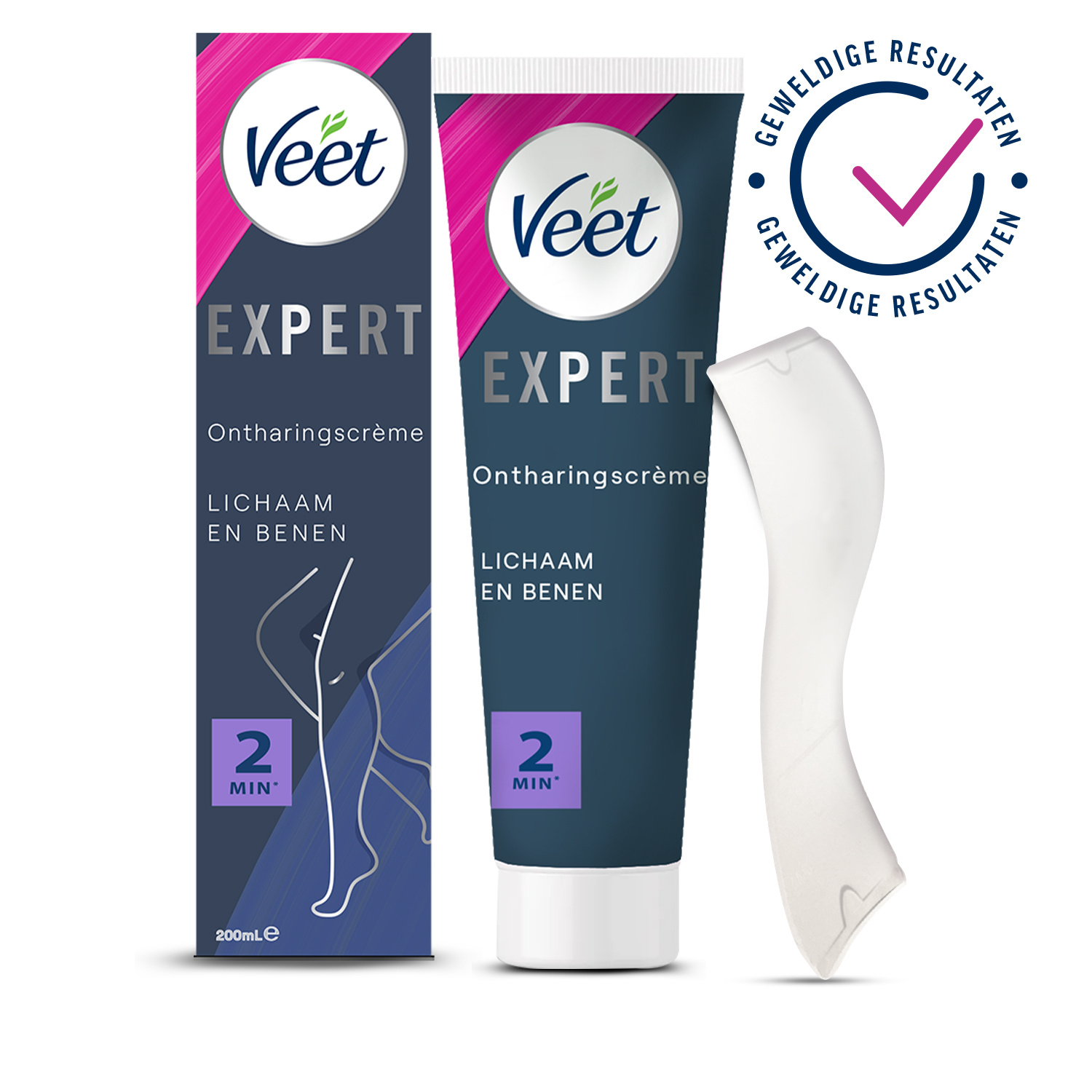Veet - Expert - Ontharingscreme Benen 200ml - 4 stuks - Voordeelverpakking