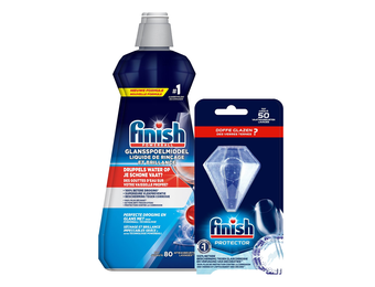 Finish Glansspoelmiddel & protector  x 2 -  Voordeelverpakking