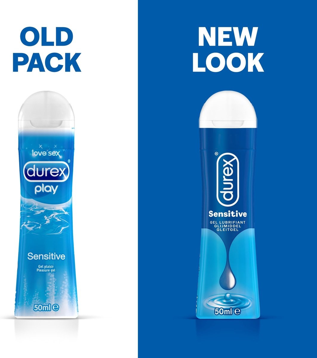 Durex - 2 Glijmiddelen Waterbasis - Crazy Cherry 100ML - Play Sensitive Glijmiddel 50ML