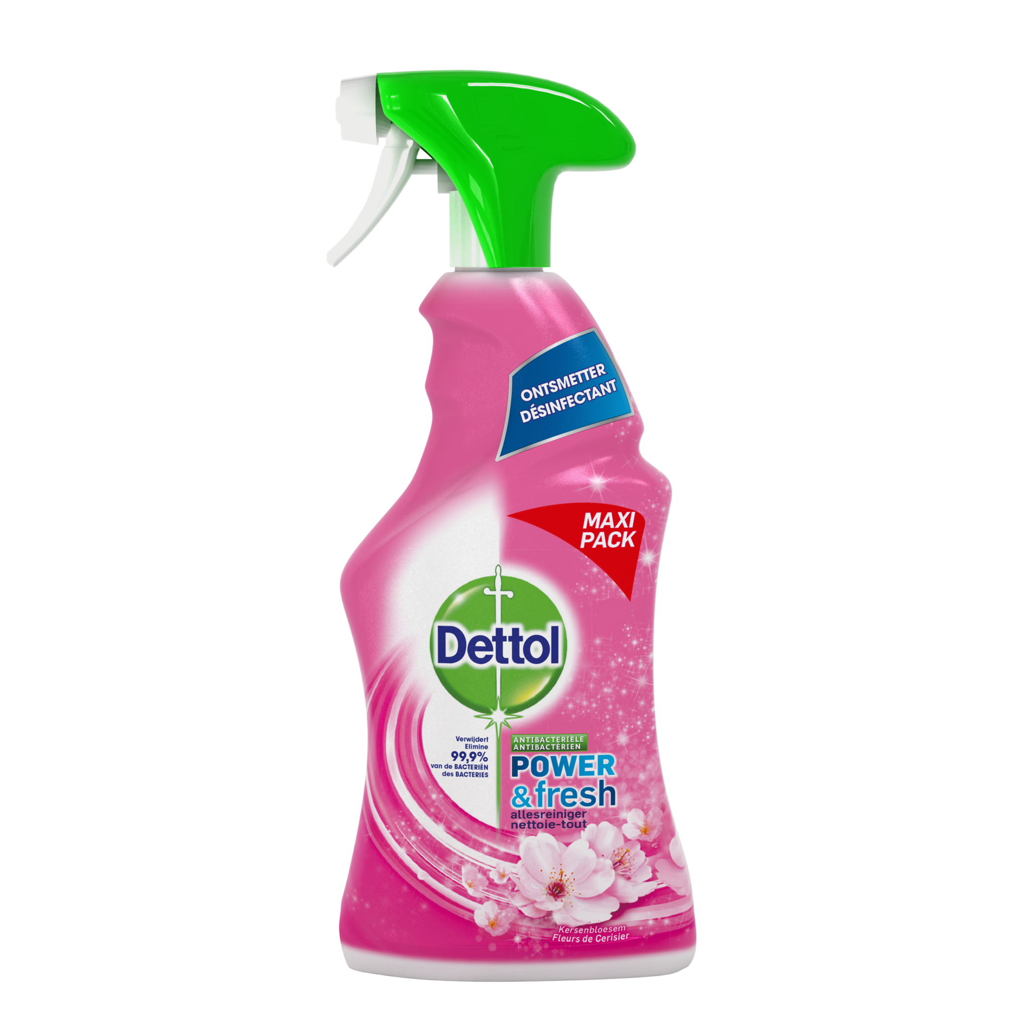 BE - Dettol Nettoyant Multi-usages P&F Parfum Cérisier spray 750ml