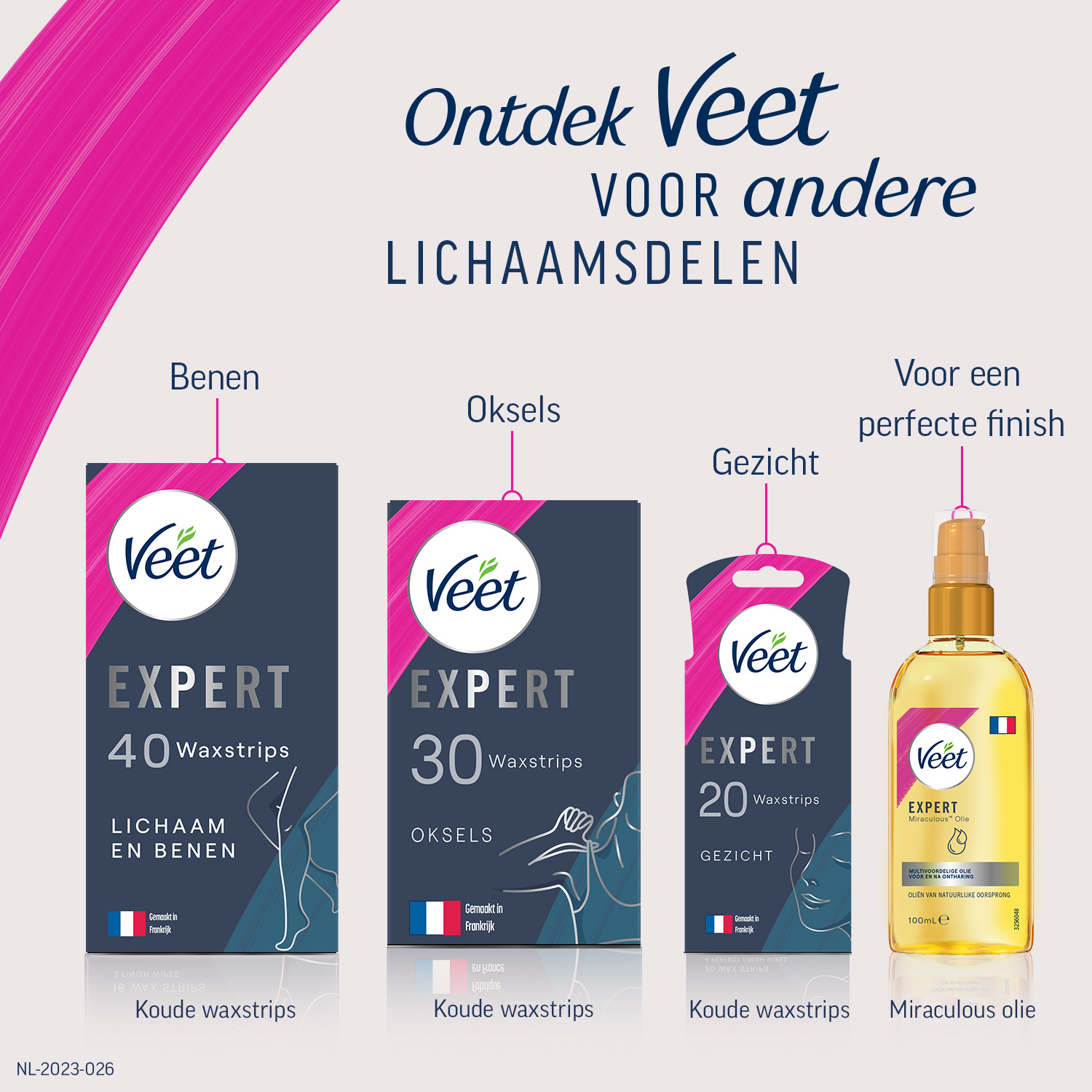 Veet - Expert - Koude Wasstrips - Bikini 16st - 3 stuks - Voordeelverpakking