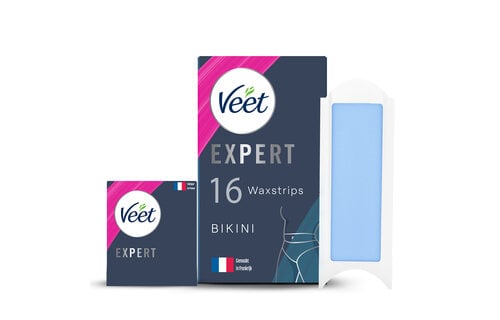 Veet - Expert - Koude Wasstrips - Bikini 16st - 3 stuks - Voordeelverpakking