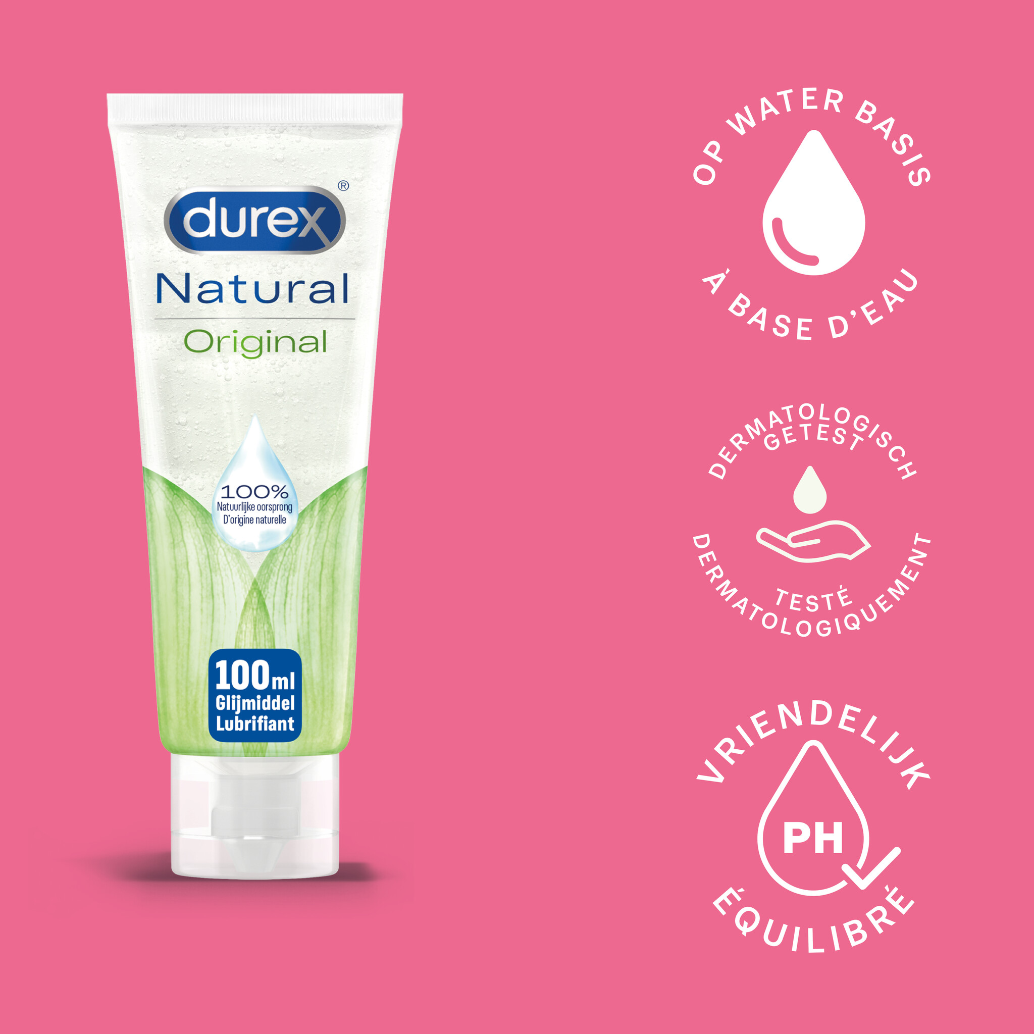 Durex - 210ml Glijmiddel - Nature Hydratant 1x100ml - Intense Orgasm 1x10ml - Play Sensitive 1x100ml - Voordeelverpakking