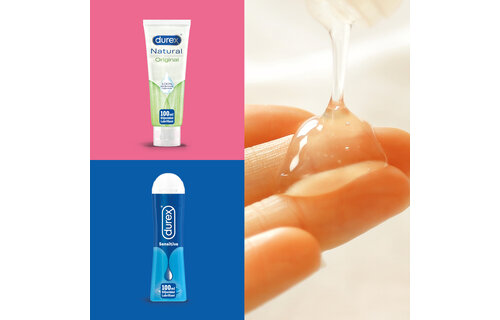 Durex - 210ml Glijmiddel - Nature Hydratant 1x100ml - Intense Orgasm 1x10ml - Play Sensitive 1x100ml - Voordeelverpakking