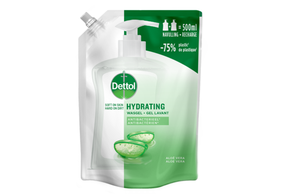 Dettol Refill Hydrating Aloe Vera 500ML