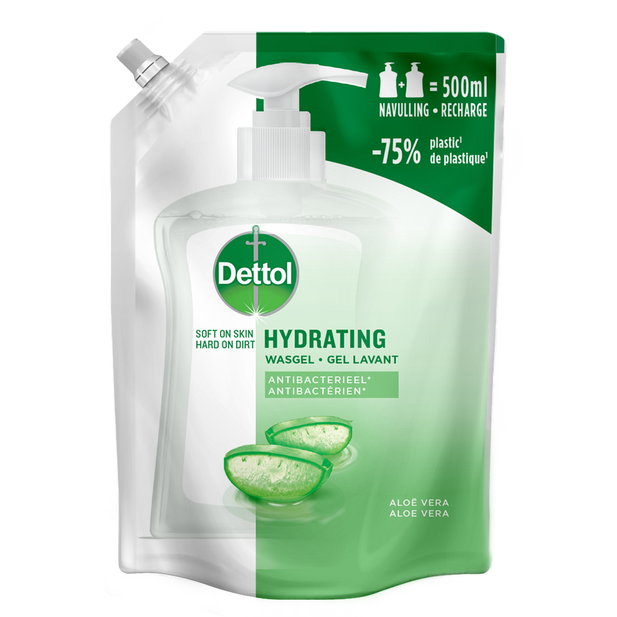Dettol Refill Hydrating Aloe Vera 500ML