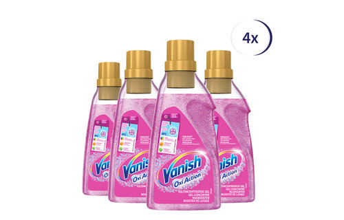 Vanish Oxi Action Wasbooster Liquid - 750ml x4