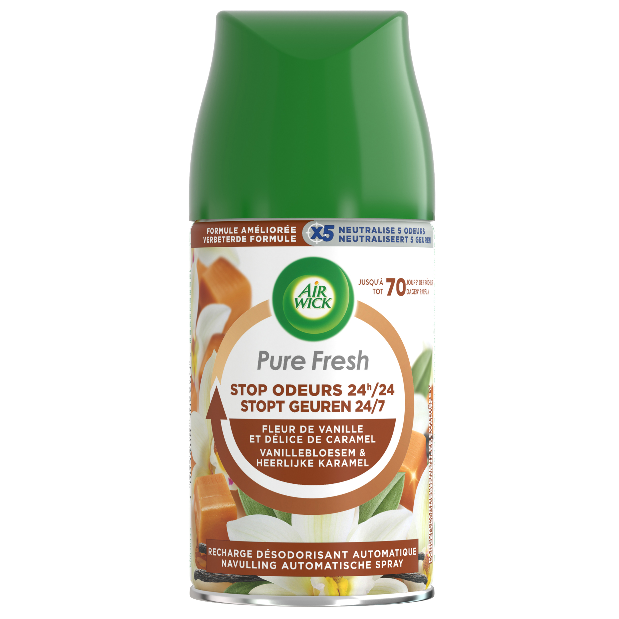 Air Wick Freshmatic Automatische Spray Luchtverfrisser - Pure Fresh Vanille - Navulling - 250 ml