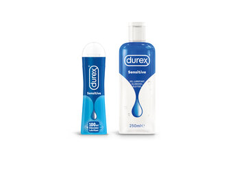 Durex - 300ml Glijmiddel - Play Sensitive 1x100ml - Play Massage 2/1 Sensitive 1x200ml - Voordeelverpakking