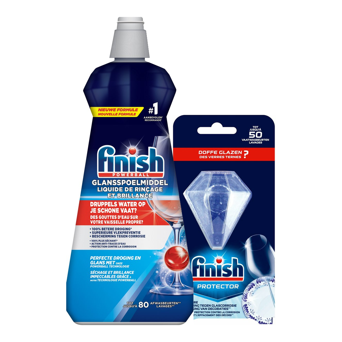 Finish Glansspoelmiddel & protector  x 1 -  Voordeelverpakking