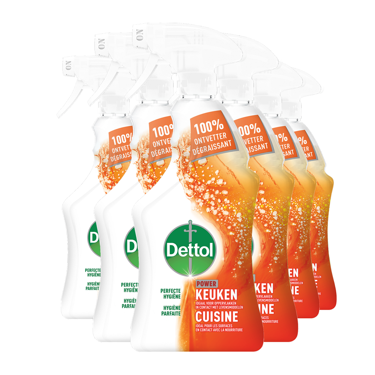 Dettol - Reiniger Keuken - Perfecte hygiëne - 750ml - 6 stuks