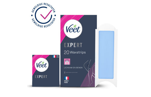 Veet - Expert - Koude Wasstrips - Benen (Normal) 20st  - 4 stuks - Voordeelverpakking