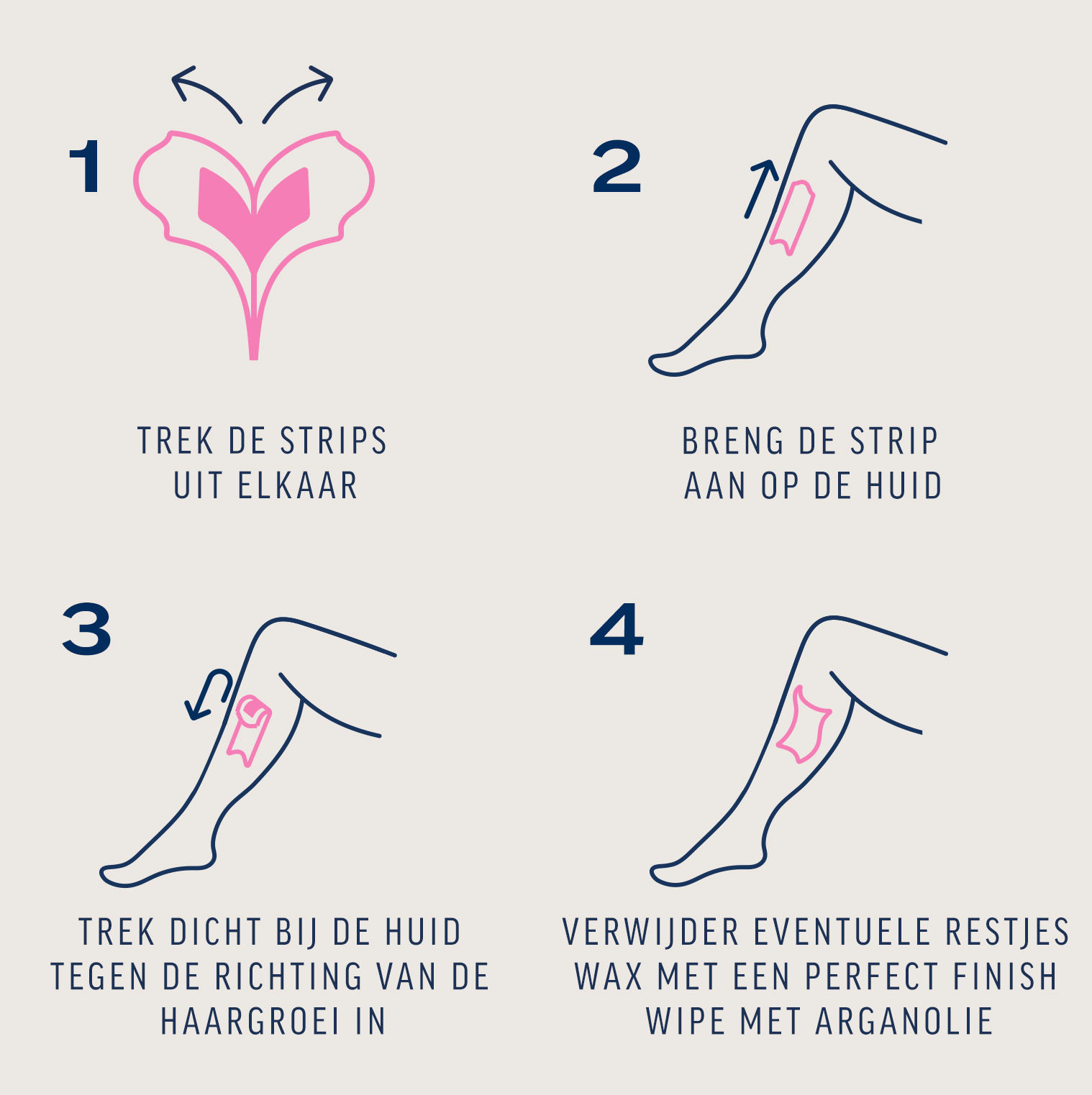 Veet - Expert - Koude Wasstrips - Benen (Normal) 20st  - 4 stuks - Voordeelverpakking