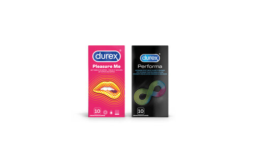 Durex - 20 stuks Condooms - Pleasure Me 1x10 stuks - Performa 1x10 stuks - Voordeelverpakking