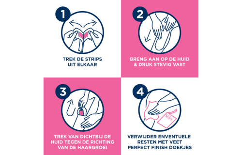 Veet - Pure - Ontharingstrips Benen Hypoallergene 40 st - Ontharingsstrips Bikini Hypoallergene 16 st