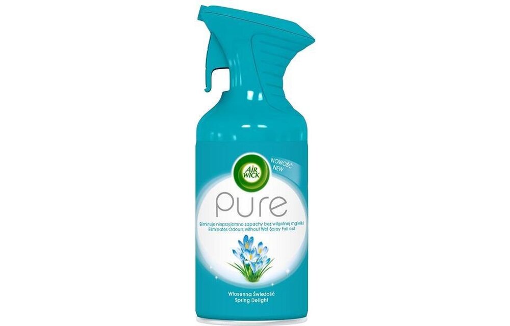 Air Wick - Air Wick Luchtverfrisser Spray - Pure Lentedauw & Pure Paarse Lavendel 250ml x 8 - Voordeelverpakking