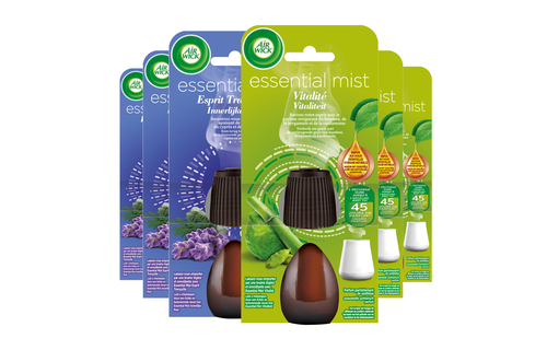Air Wick Essential Mist Refill Sleep & Air Wick Essential Mist Refill Happiness - 20ml x 6