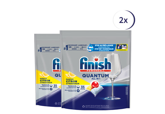 Finish Quantum Lemon 44 tabs x2