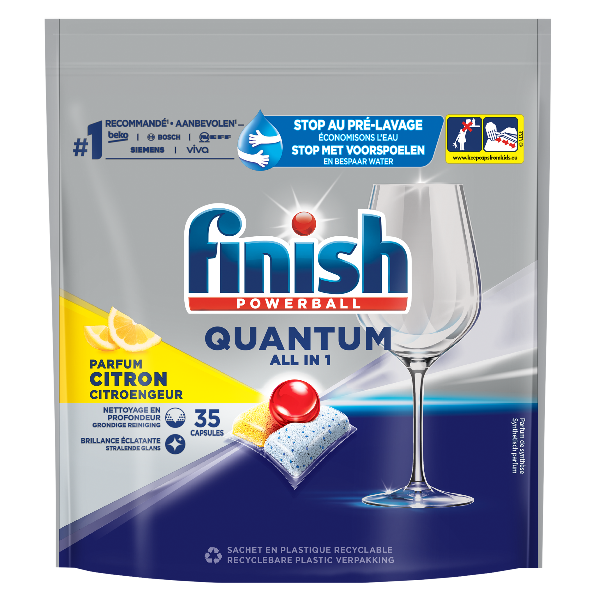 Finish Quantum Lemon 44 tabs x2