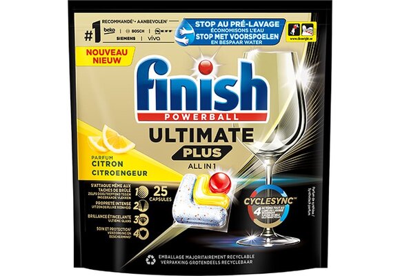 Finish Ultimate+ Lemon 25 tabs