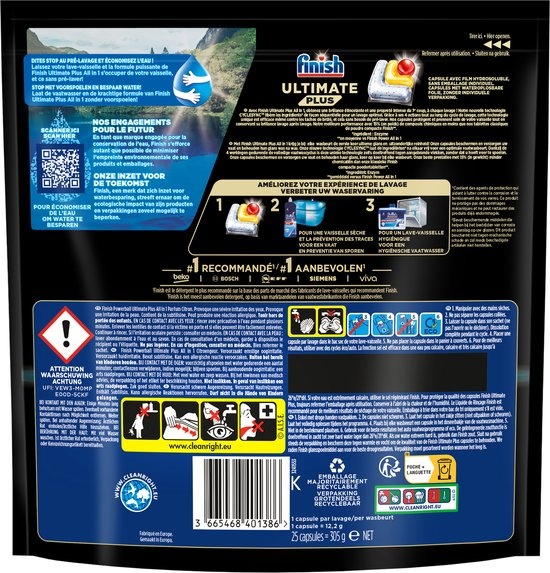 Finish Ultimate+ Lemon 25 tabs