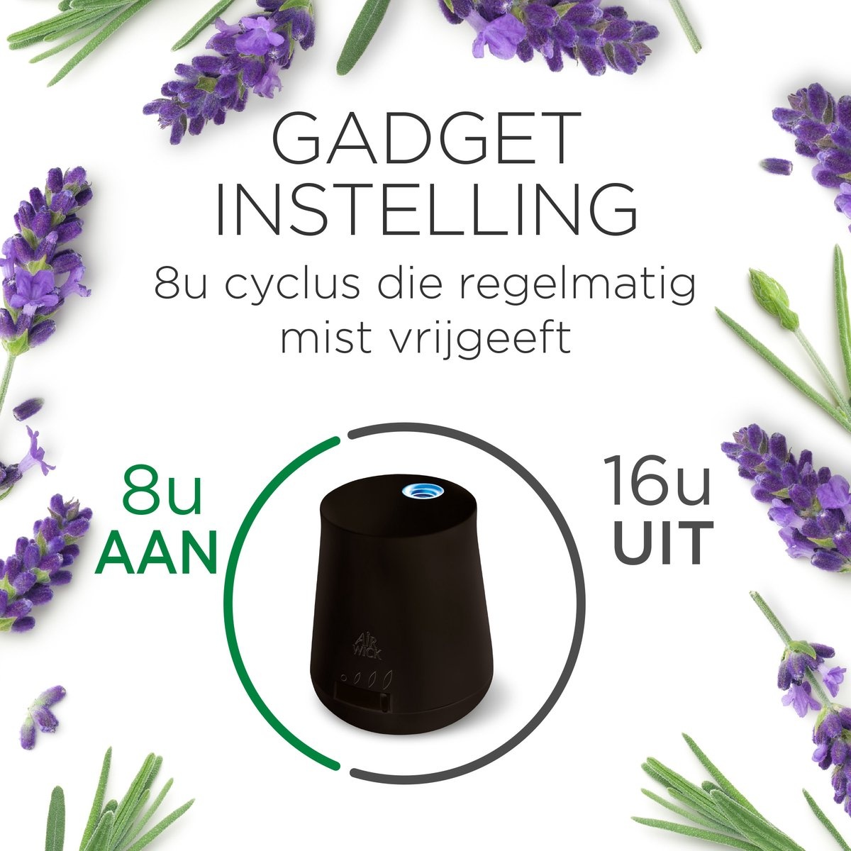 Air Wick geurstokjes essential lavendel & essential mist kit sleep (lavendel)