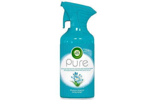 Air Wick - Air Wick Luchtverfrisser Spray - Pure Lentedauw & Pure Paarse Lavendel 250ml x 4 - Voordeelverpakking
