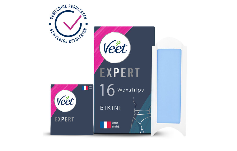 Veet - Expert - Koude Wasstrips - Bikini 16st - 5 stuks - Voordeelverpakking