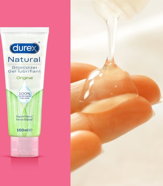 Durex Condooms Classic Natural 20st + Durex Glijmiddel Natural - 100% natuurlijk - 100 ml