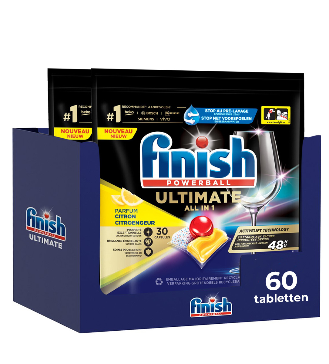 Finish Ultimate Lemon 30 tabs x2