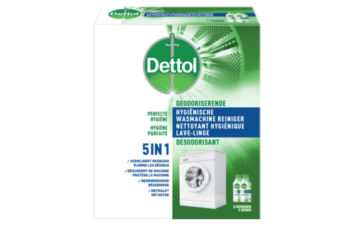 Dettol - 2x Dettol Washing Machine Cleaner Duo - 1 x Dettol Laundry Sanitizer Lavender - Voordeelpakket