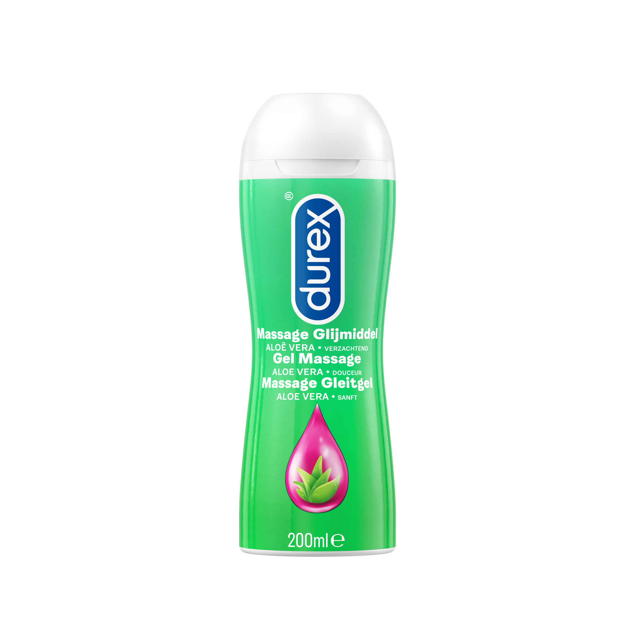 Durex - 3 Glijmiddelen Waterbasis - Play Massage 2/1 Aloe 200ML - Natural Hydratant Gel 100ML - Natural Extra Sensitive Gel 100ML